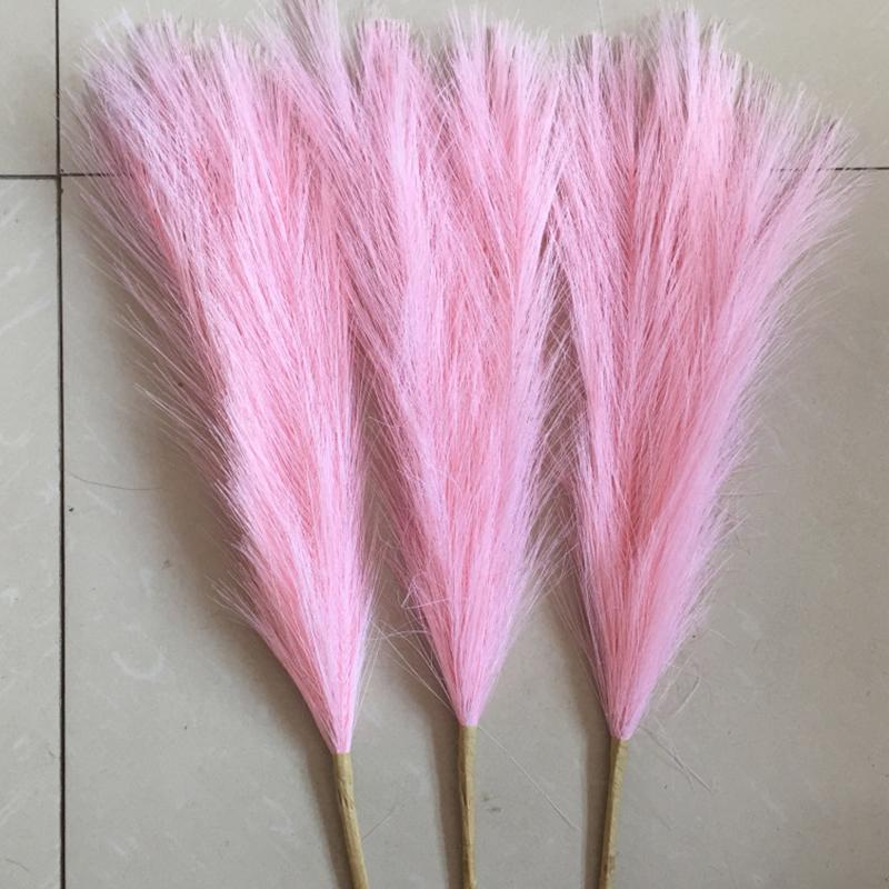 45cm Pampas Grass Simulation  Reed Grass Wedding Decoration Home Bedroom Accessories Wedding Guide Photo PropBackground