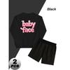 Casual Daily 2 Piece Men's Set Polyester Crew Neck Sweatshirt and Shorts