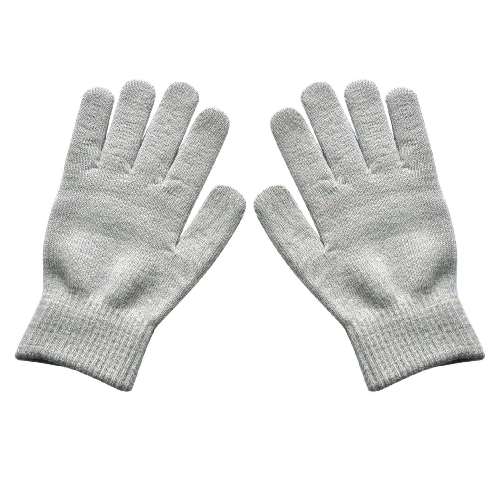 

Мужские и женские вязаные шерстяные перчатки, теплые зимние перчатки для верховой езды и флисовые перчатки One Size