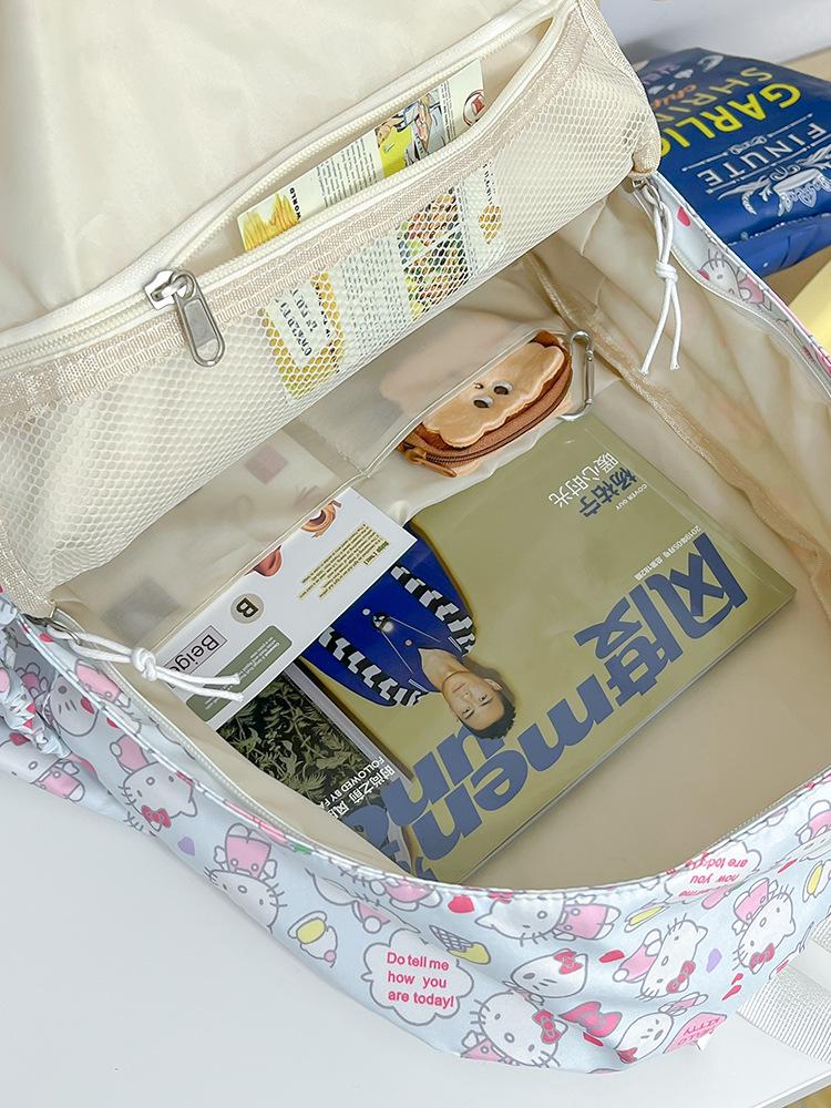 Lekki plecak Hello Kitty dla dziewcząt ze szkół podstawowych i średnich