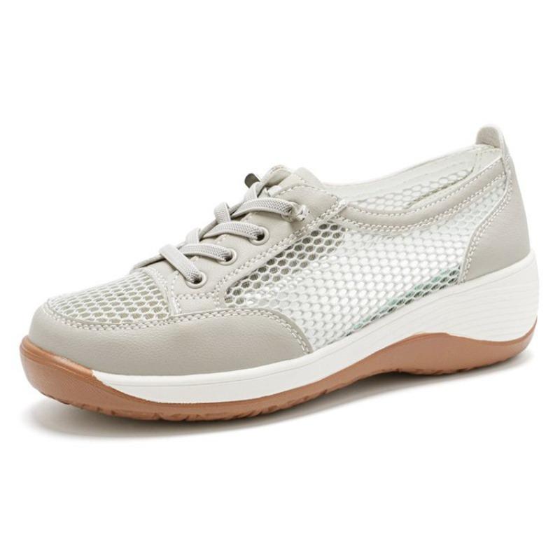 Open-cell Breathable Thick-soled Soft-bottom Casual Sports Women's Shoes