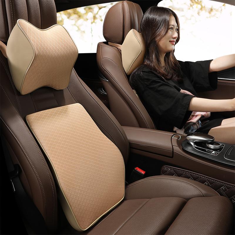 Autosedačka Hlavová opěrka Masáž Auto Polštář Prostor Paměť Krk Opěrka hlavy Potah do auta Polštář pro auto Opěrka hlavy Sedadla