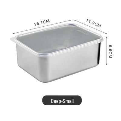 Jun Kai Wei Stainless Steel Food Storage Container with Visible Lid