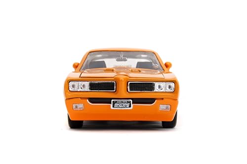 JADATOYS 1:24 BTM 1969 Pontiac GTO Judge Diecast Car, Orange