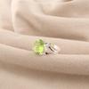 Natural Peridot Gemstone 925 Sterling Silver Handmade Jewelry Pretty Ring For Valentine's Day Gift RR-75-5