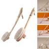 Back Brush Scrubber Non Slip Dry Brushing Long Handle Shower for Bathing, Deep Cleansing,