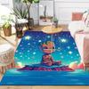 1pc Groot Guardians of The Galaxy Pattern Area Rug Soft Flannel Floor Mat for Living Room,Office,Bedroom and Carpet,Sofa Coffee Table Floor Mat