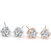Korean Style Copper-Plated Silver Six Claw Earrings for Women