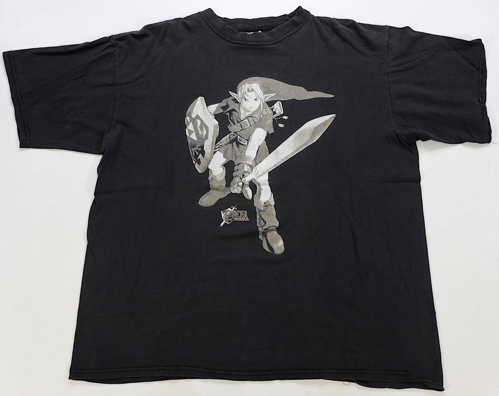 Rare VintageALL SPORT The Legend Of Zelda Ocarina Of Time 1998 T Shirt 90s XL 2XL