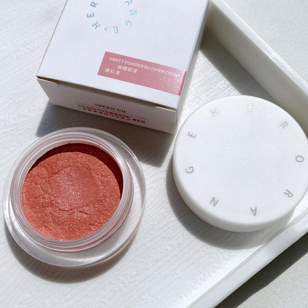 HERORANGE Fard monocolore, finitura opaca naturale a lunga tenuta, consistenza morbida in mousse, rossetto per il trucco