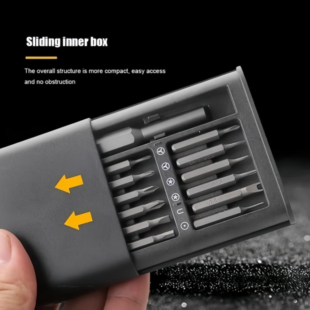 Set Screwdriver 25 In 1 With 24 Piece Mini Pocket Screwdriver Small Repair For Kits Magnetic Screw Driver Aluminum Alloy Handle