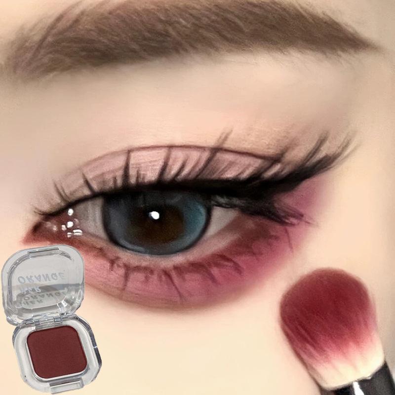 Waterproof Lasting Sexy Red Brown Eyeshadow Smoked Pink Silkworm Lower Shadow Makeup Brown Eyeshadow Palette Eye Makeup Cosmetic
