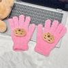 Cute Capybara Gloves Plush Coral Fleece Cold-Proof Gloves Five-Finger Gloves Student Winter Warmer Gloves Girly Christmas Gifts