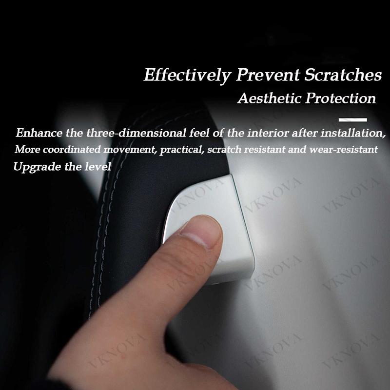 For Tesla New Model Y Juniper 2025 2026 Launch Model 3 Highland 2024 2025 2026 Door Lock Switch Open Button Cover Protector