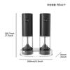Electric Pepper Grinder Set, Kitchen Tools Household Dry Battery Sea Salt Grinder