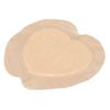 Heart Shaped Silicone Foam Dressing Bordered Waterproof Wound Bandage 18x18cm/7.09x7.09in for Pressure Ulcer