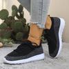 Damsneakers Mode Snörning Mesh Andningsbar Utomhus Promenad Små Vita Skor Rund Tå Halkfri Tjock Sula Tennissko Mujer