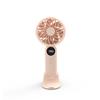 Quiet Foldable USB Rechargeable Portable Cooling Handheld Fan with 1200mAh Brushless Motor English for Outdoor & Car Use