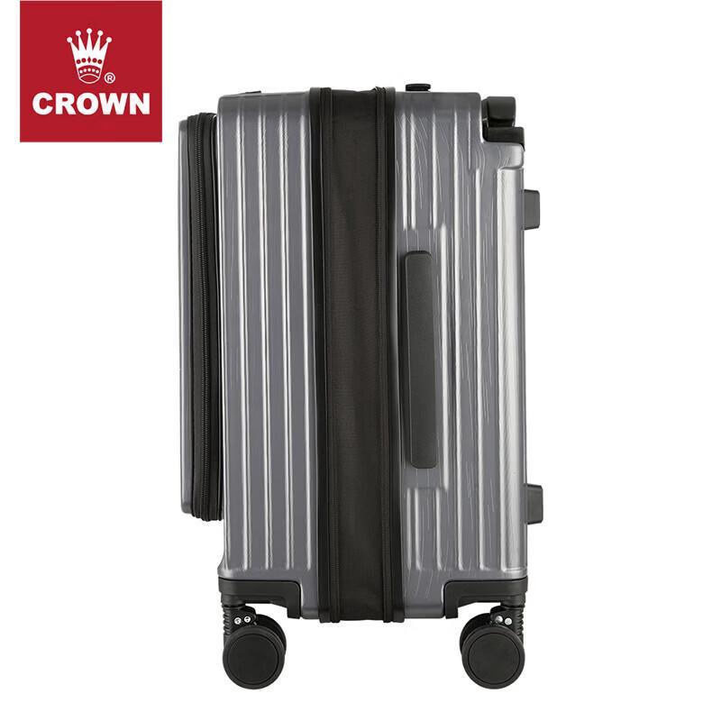 CROWN C-F6001H Expandable Carry-on Suitcase