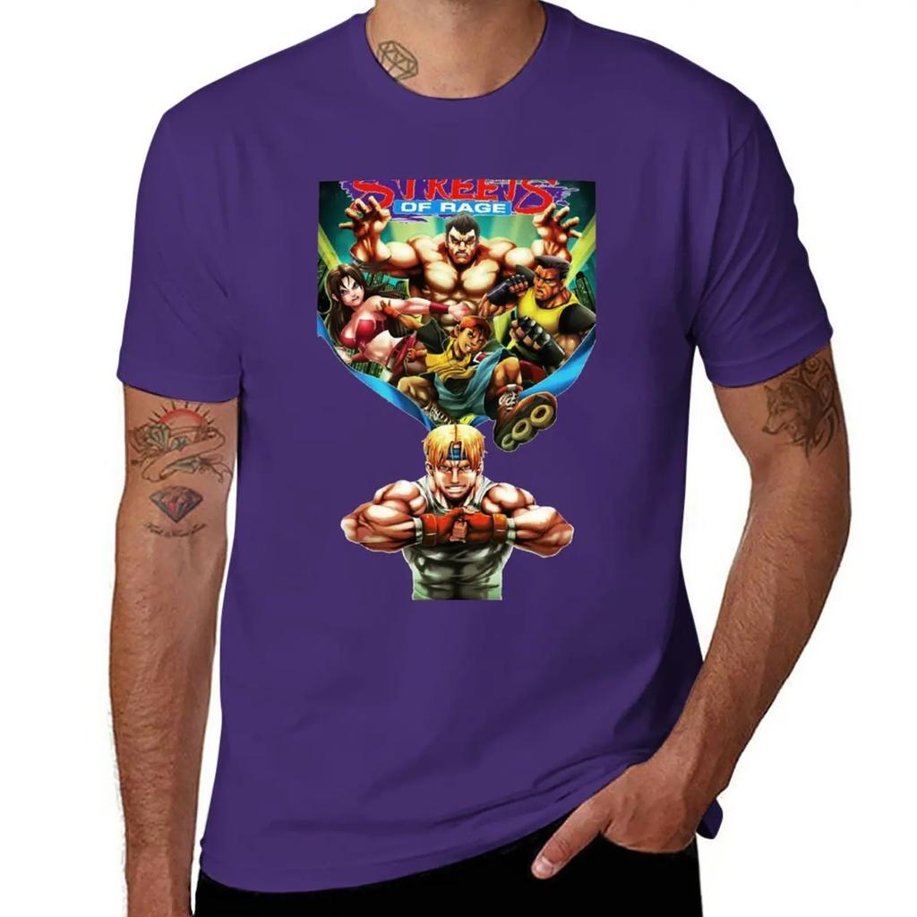 Streets of Rage Bare Knuckle T-Shirt Graphics Quick Drying Quick-drying T Shirt Men