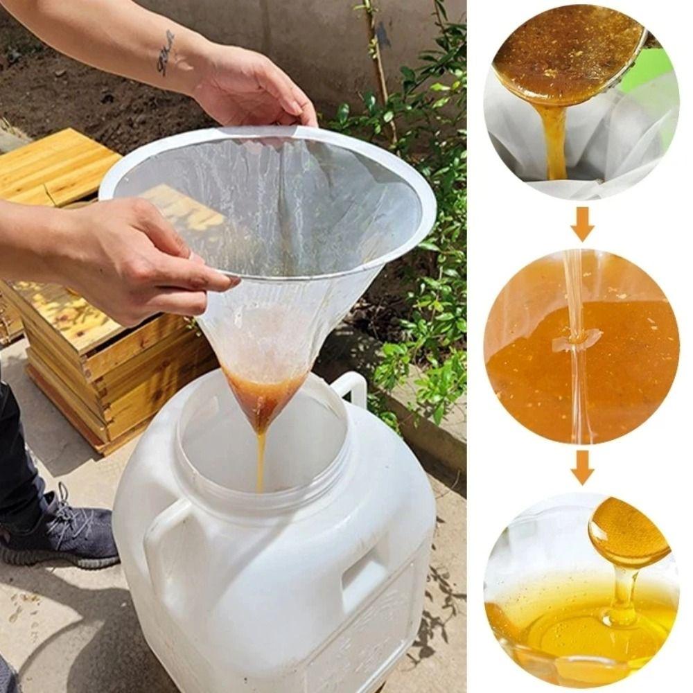 

100 mesh Honey Strainer Filter Precision Screener Apiary Equipment Tool Durable Honey funnel