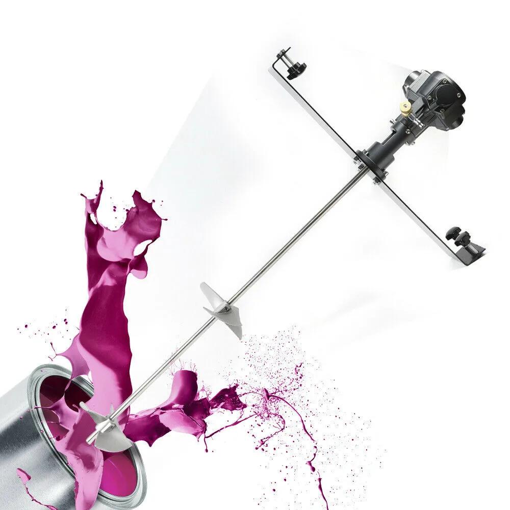 50gallon / 200L Pneumatic Paint Tank Barrel Mixer 1/2 HP Fit Stainless Steel Coating Blender Anti-explosive Superior Dispersing