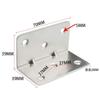 Stainless Steel L-Shape Corner Bracket Shelf Support Cabinet Fixing Heavy Duty 50x32mm 50x39mm 70x39mm