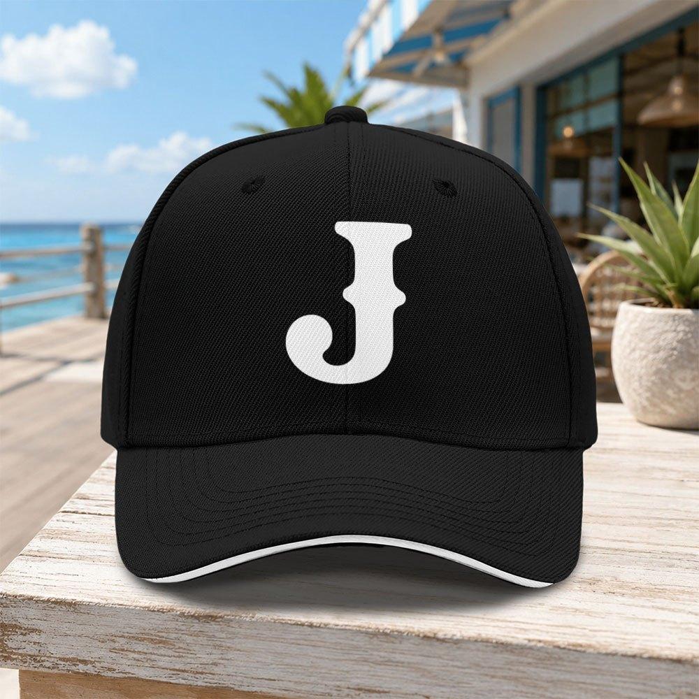 JLetter Logo Baseballkappe Unisex Leichte Schirmmütze mit JShield Emblem für Streetwear Outdoor Sport Mardi Gras