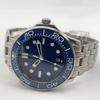41mm Men's Mechanical Watch - Blue Dial, Date, Luminous Hands, Ceramic Bezel, Brushed 316L Stainless Steel Case