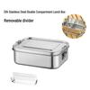 UOSU Portable Stainless Steel Double Compartment Lunch Box