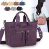 Water-repellent Nylon Bag Large Capacity Women's Shoulder Bag Solid Color Handbag Crossbody Bag