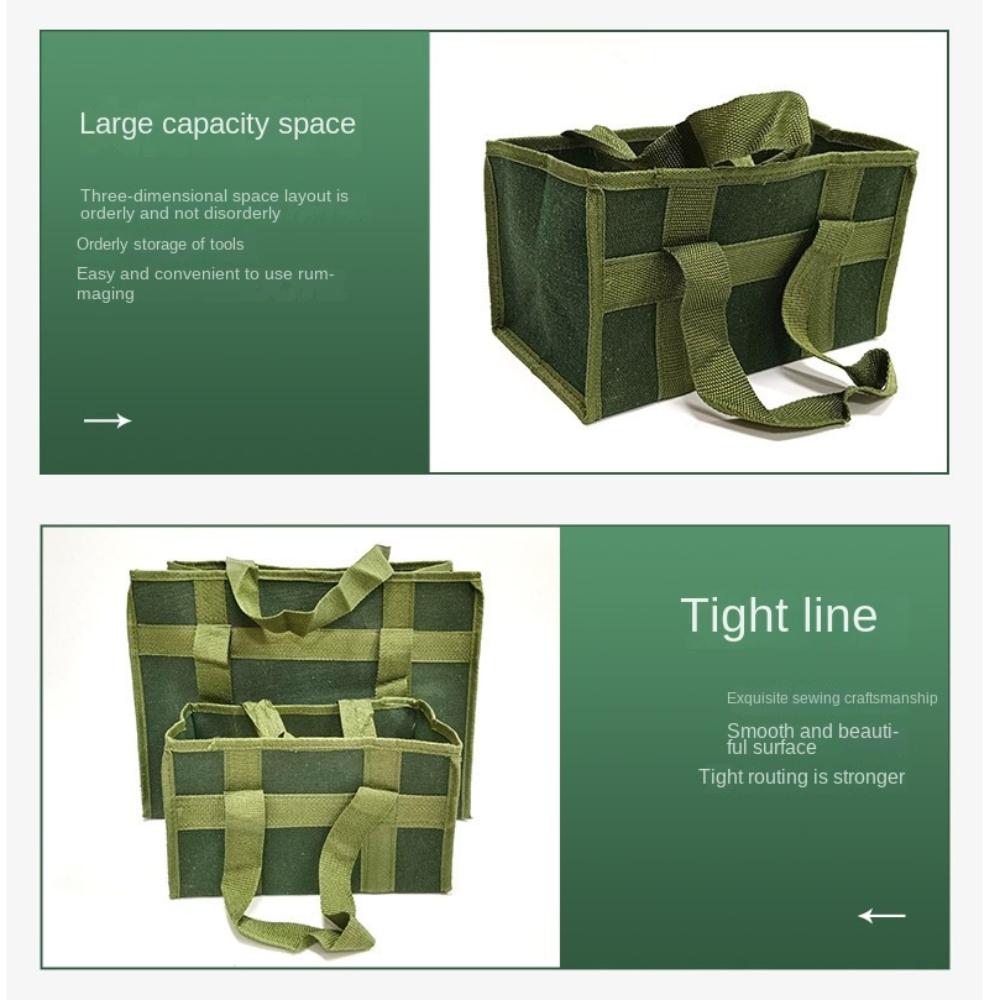 Canvas Handheld Tool Bag High Strength Electrician Repair Organizer  Garden Supplies