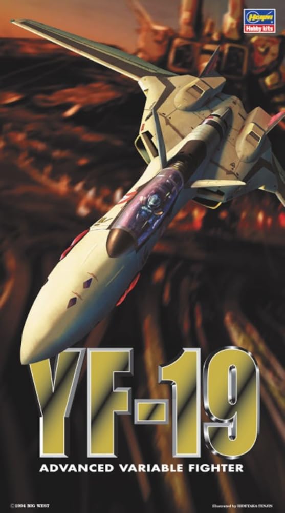 Hasegawa Macross Plus Scale Plastic Model Kit 9 YF-19 1/72
