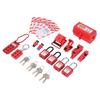 Electrical Lockout Tagout Kit Hasps Plug Lockout Loto Safety Locks Hanging Tags Keys and Storage Bag