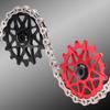 Universals Bike Chain Guide Wheel Corrosions Resistant Weatherproofed Cycling Chain Guide Wheel with Multiple Gear Size