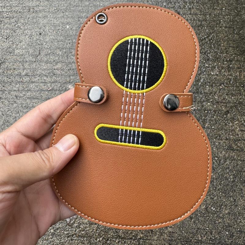 Embroidered Guitar Pick Storage Case - Creative Design Pick Bag