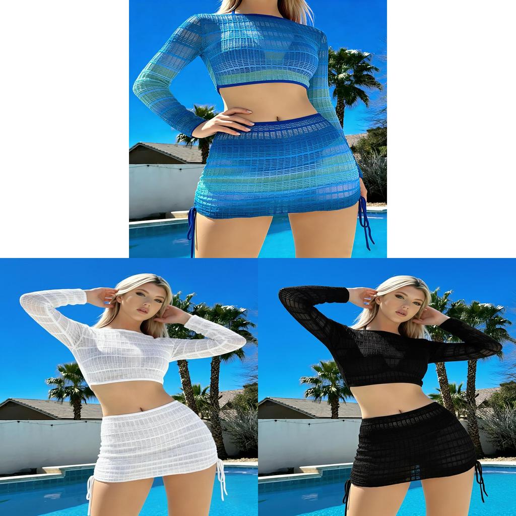 Womens Bikini Swimsuit Set With Polyester Fabric For Water Sports And Beachwear