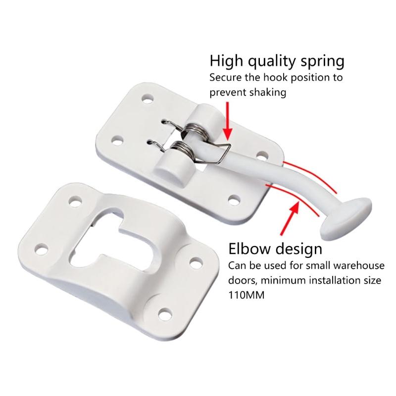 Secure Motorhome Door Hook Latches Easy Use Door Restraint Door Safety Catch Hook Enhances Stability In High Winds