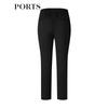 PORTS Women's Solid Slim Casual Pants