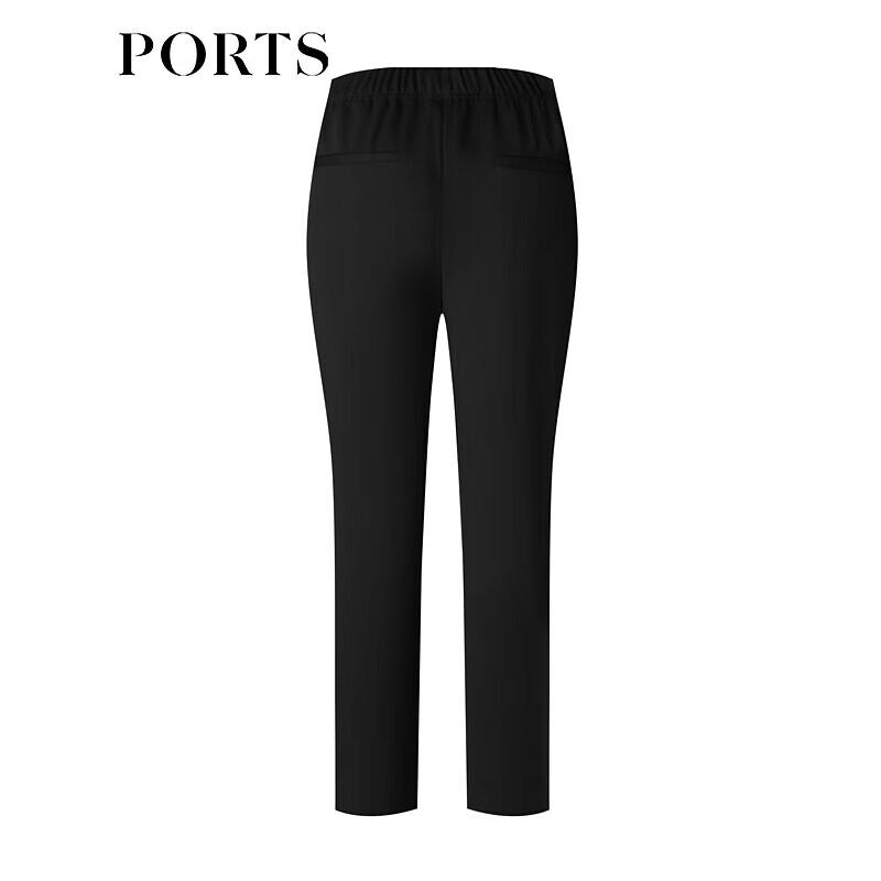 PORTS Women's Solid Slim Casual Pants