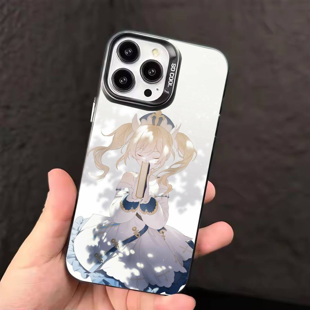 

B-Barbara Gunnhildr Phone Case For iPhone 17,16,15,14,13,12,11,Pro Max,Plus Candy Silver Cover iPhone17promax