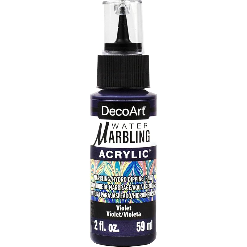 

deco art water marbling acrylic 59ml 17 violet