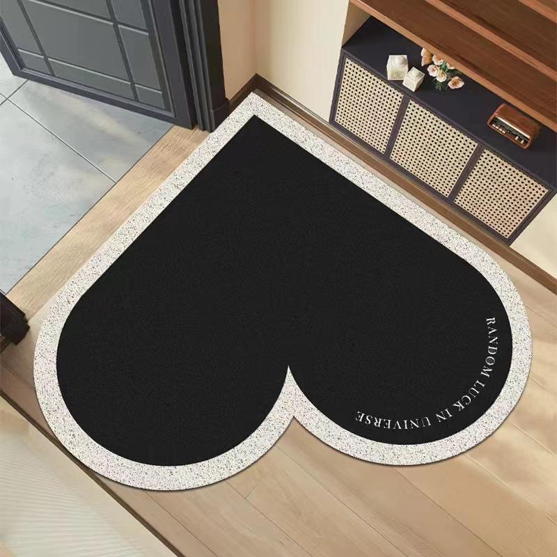 Moderní Jednoduchá Vstupní Rohožka Dveřní Dveřní Škrábací Rohožka na Nečistoty Snadná Údržba Odolná proti Opotřebení Protiskluzová Hedvábná Rohožka