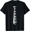 Piano Neck Tie Funny Humorous Keyboard Music Player Fun Gift T-Shirt Custom Printed Graphic T Shirts Mens Clothing  Ropa Hombre