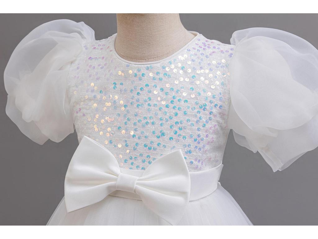European and American Sequin Princess Evening Dress for Girls