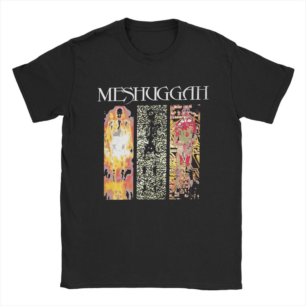 Meshuggah Soul Burn Ekstremalny Metalowy Zespół Koszulka Akcesoria dla Mężczyzn Kobiet Bawełna Unikalna Koszulka Krótki Rękaw Ubrania Lato