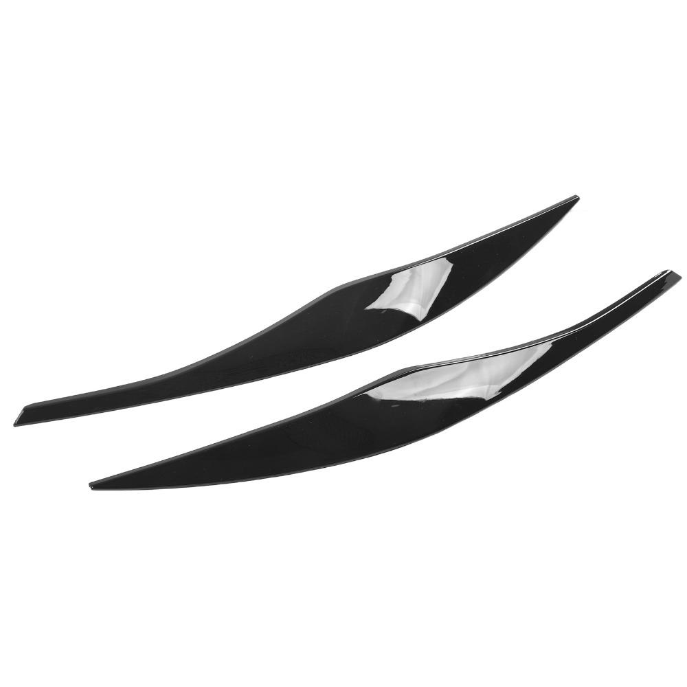 Replacement Headlight Eyebrow Cover Car Exterior Headlight Eyebrow Sticker 3 Series E90 E91