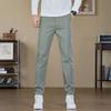 Men's new trousers straight business gentleman casual pants daily versatile men's anti-wrinkle drape blue pants men