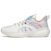 ANTA Cement Killer Basketball Shoes Men's Low Top Ivory White/Microchip Gray/Chlorine Blue 112121606S-10