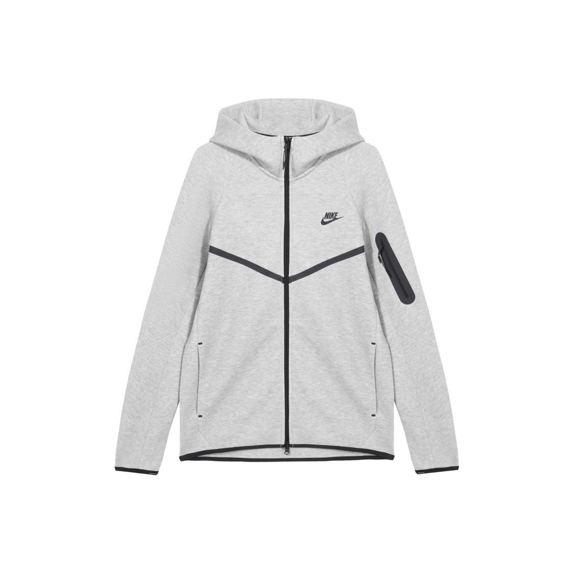 Nike Casual Fashion Simple Hooded Jacket for Men, Dark Grey/Black XL
